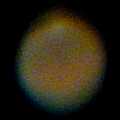 Mars am 16. September 2003 um 20:53:29 UT mit dem 63,5cm/f5 Newton der GvA Hamburg