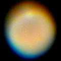 Mars am 16. September 2003 um 20:53:39 UT mit dem 63,5cm/f5 Newton der GvA Hamburg