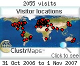 ClusterMap www.software-astronomie.de vom 31.10.2006 bis 01.11.2007
