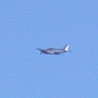 Kleinflugzeug am 22. Januar 2005, Hamerstorf, Nikon Coolpix 995, f=166 mm (Eff.), t=1/508s, f/6.5, ISO 100, unverändert, Foto: Jost Jahn
