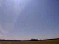 17. Januar 2003, Vollmond südlich von Uelzen, Foto: Jost Jahn