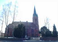 23. Februar 2003, Die Kirche in Suhlendorf, Foto: Jost Jahn