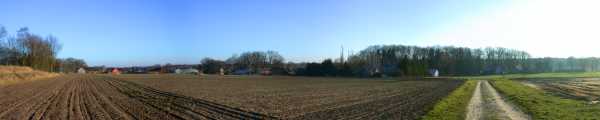 15. Januar 2005, Blick auf Holxen, von Norden aus gesehen, Nikon 995, Foto: Jost Jahn (zusammengesetzes Panorama)