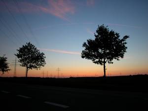 10. Juni 2006, Sonnenuntergang bei Hansen, Nikon 5000, 1/130, f/4.8, 115 mm (KB), Foto: Jost Jahn